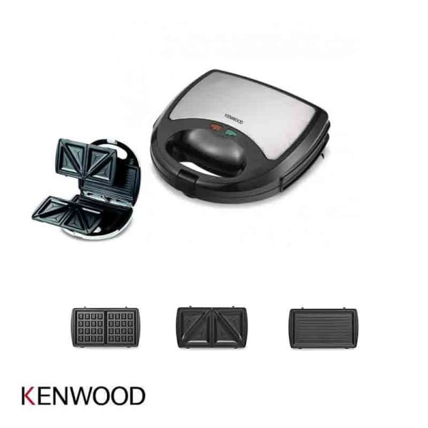 Appareil à panini KENWOOD 700W Noir & silver (SMM01) Appareil à panini KENWOOD 700W Noir & silver (SMM01)